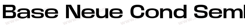 Base Neue Cond SemBd字体转换